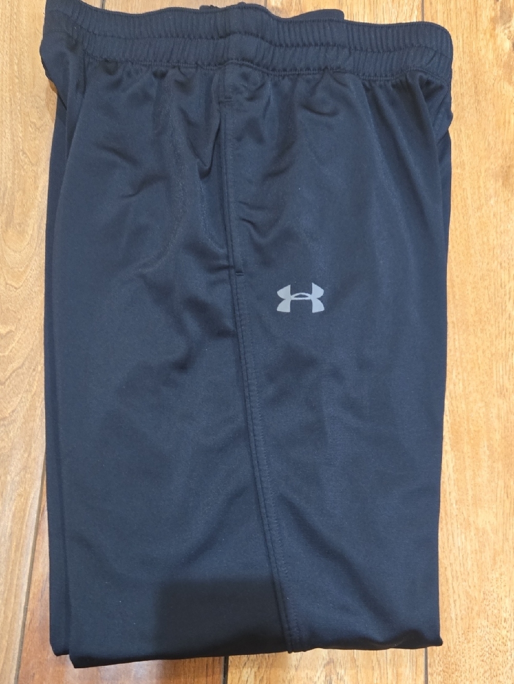 Under Armour Black Jogger Sweatpants with Gray Logo